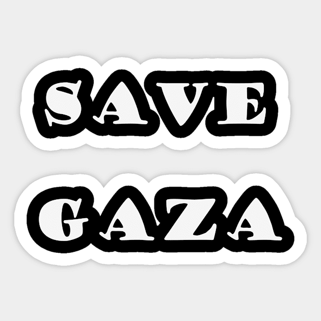 Save gaza Sticker by Dandoun